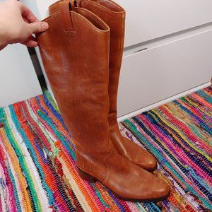 Louise Et Cie Cognac Tall Boots Leather 